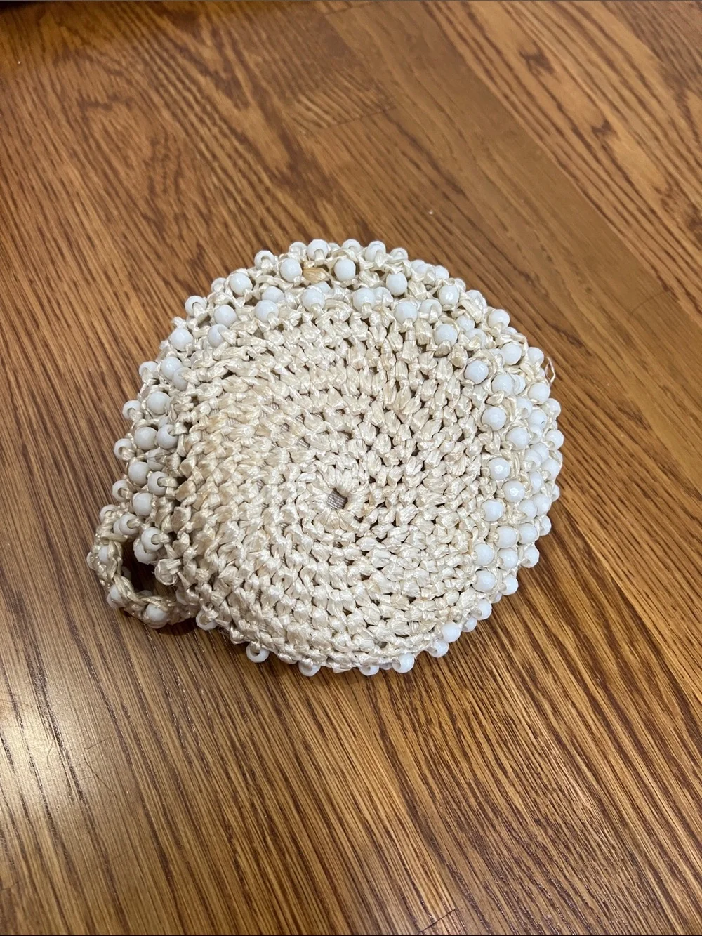 Vintage La Jule Beaded Crown Bag